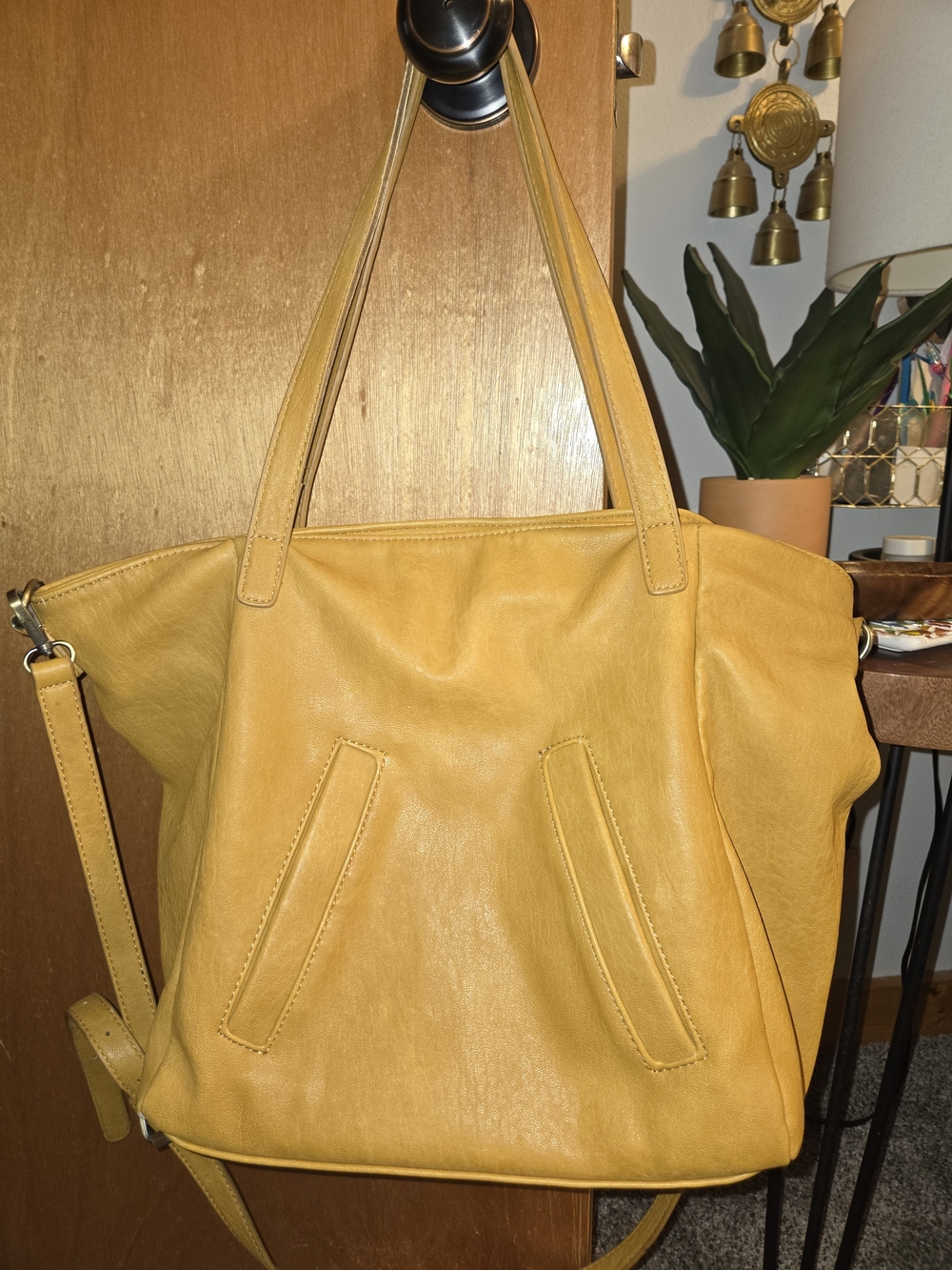 Antik Kraft Vegan Leather Shoulder Tote